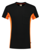 Tricorp T-Shirt Bicolor Brusttasche Black-Orange 