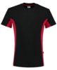 Tricorp T-Shirt Bicolor Brusttasche Black-Red 
