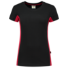 Tricorp T-Shirt Bicolor Damen Black-Red 