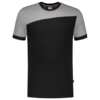 Tricorp T-Shirt Bicolor Quernaht Black-Grey 