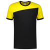 Tricorp T-Shirt Bicolor Quernaht Black-Yellow 