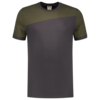 Tricorp T-Shirt Bicolor Quernaht Darkgrey-Army 
