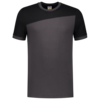 Tricorp T-Shirt Bicolor Quernaht Darkgrey-Black 