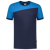 Tricorp T-Shirt Bicolor Quernaht Ink-Turquoise 