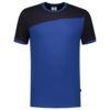 Tricorp T-Shirt Bicolor Quernaht Royalblue-Navy 