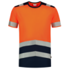 Tricorp Warnschutz T-Shirt Bicolor Fluor Orange-Ink 