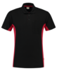 Tricorp Poloshirt Bicolor Brusttasche Black-Red 