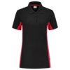 Tricorp Poloshirt Bicolor Damen Black-Red 