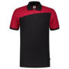 Tricorp Poloshirt Bicolor Quernaht Black-Red 