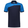 Tricorp Poloshirt Bicolor Quernaht Ink-Turquoise 