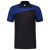 Tricorp Poloshirt Bicolor Quernaht Navy-Royalblue 