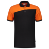Tricorp Poloshirt Bicolor Quernaht Black-Orange 