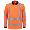 Tricorp Poloshirt EN ISO 20471 Birdseye, Langarm Fluor Orange 