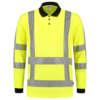 Tricorp Poloshirt EN ISO 20471 Birdseye, Langarm Fluor Yellow 