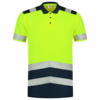 Tricorp Warnschutz Poloshirt Bicolor Fluor Yellow-Ink 