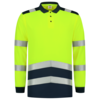 Tricorp Warnschutz Poloshirt Bicolor Longsleeve Fluor Yellow-Ink 