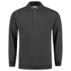 Tricorp Sweatshirt Polokragen und Bund Antracite Melange 