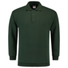 Tricorp Sweatshirt Polokragen und Bund Bottlegreen 