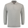 Tricorp Sweatshirt Polokragen und Bund Greymelange 