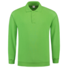 Tricorp Sweatshirt Polokragen und Bund Lime 