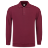 Tricorp Sweatshirt Polokragen und Bund Wine 