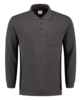 Tricorp Sweatshirt Polokragen Bicolor Brusttasche Darkgrey-Black 