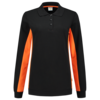 Tricorp Sweatshirt Polokragen Bicolor Damen Black-Orange 