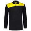 Tricorp Sweatshirt Polokragen Bicolor Quernaht Black-Yellow 