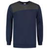 Tricorp Sweatshirt Bicolor Quernaht Ink-Darkgrey 