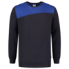 Tricorp Sweatshirt Bicolor Quernaht Navy-Royalblue 