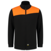 Tricorp Sweatjacke Bicolor Quernaht Black-Orange 