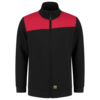 Tricorp Sweatjacke Bicolor Quernaht Black-Red 