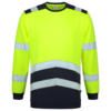 Tricorp Warnschutz Sweatshirt Bicolor Fluor Yellow-Ink 