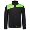 Tricorp Softshelljacke Bicolor Quernaht Black-Lime 