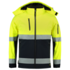 Tricorp Softshelljacke EN ISO 20471 Bicolor Fluor Yellow-Navy 