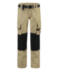 Tricorp Arbeitshose Canvas Cordura-Besatz Khaki-Black 