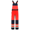 Tricorp Warnschutz Latzhose Bicolor Fluor Red-Ink 