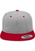 Classic Snapback 2-Tone h.grey/red 