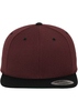 Classic Snapback 2-Tone maroon/blk 
