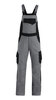 FHB ECKHARD Latzhose  grau-schwarz 