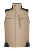 FHB HAUKE Arbeitsweste  beige-schwarz 