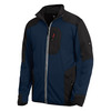 FHB RALF Jersey-Fleece-Jacke  marine-schwarz 