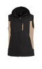 FHB JUSTUS Softshellweste  beige-schwarz 
