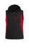 FHB JUSTUS Softshellweste  rot-schwarz 