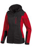 FHB JULIA Softshell-Jacke Damen  rot-schwarz 