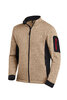 FHB CHRISTOPH Strick-Fleece-Jacke Herren  beige-schwarz 