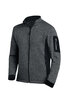 FHB CHRISTOPH Strick-Fleece-Jacke Herren  anthrazit-schwarz 