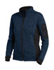 FHB MARIEKE Strick-Fleece-Jacke Damen  marine-schwarz 