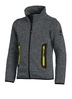 FHB MATS Strick-Fleece-Jacke Kinder anthrazit 