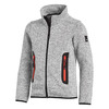 FHB MATS Strick-Fleece-Jacke Kinder anthrazit  